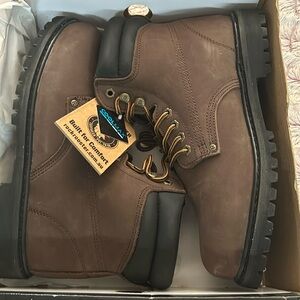 ROCKROOSTER Mens Steel Toe  Work Boots size 9.5